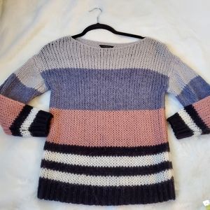 Lucky Brand color block sweater women's xs